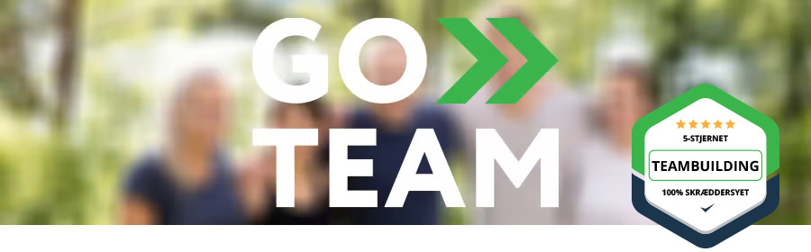 Sjove teambuilding-aktiviteter med underholdende teambuildingøvelser fra GoTeam.